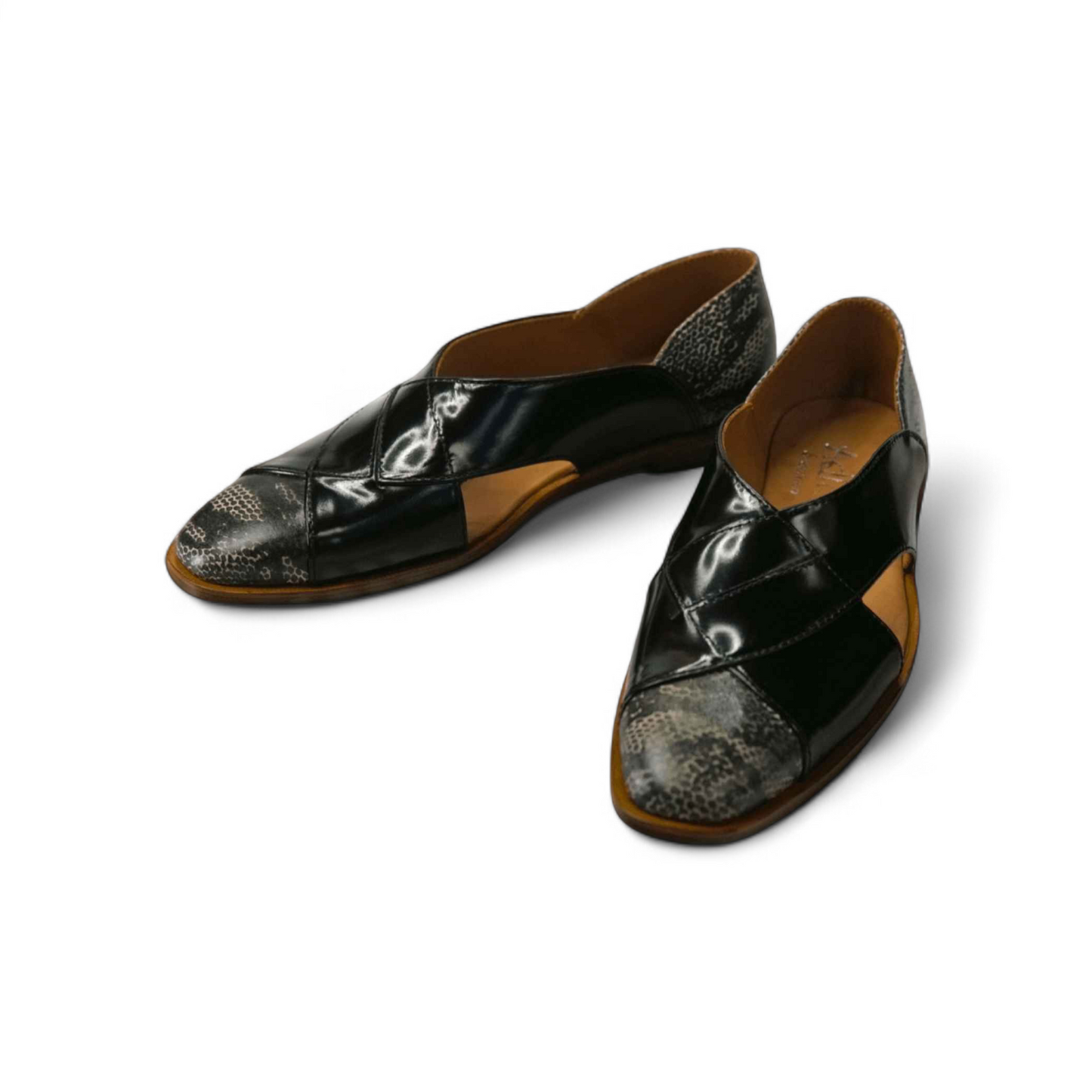AS - Akam"Men’s Black Calf Leather Slip-On