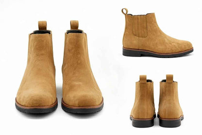 Men’s Tan Suede Chelsea Boots