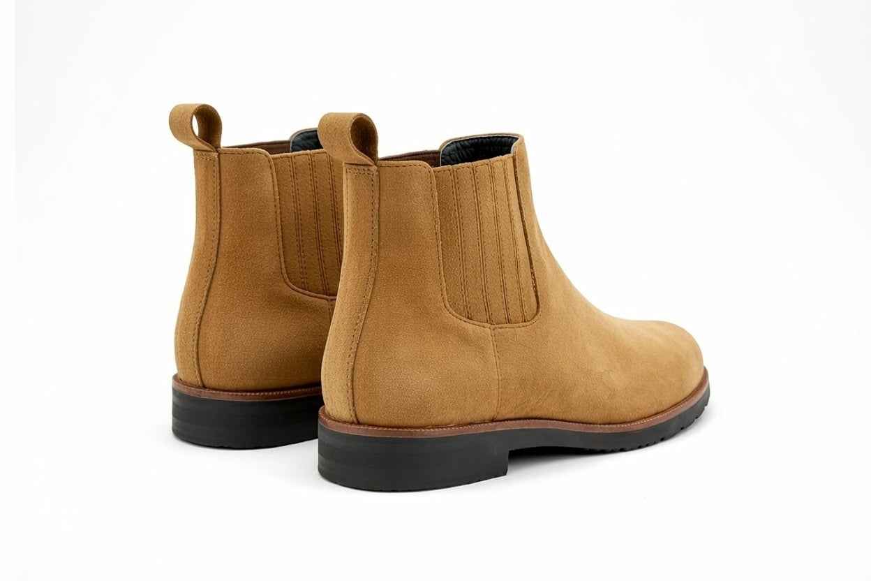 Men’s Tan Suede Chelsea Boots