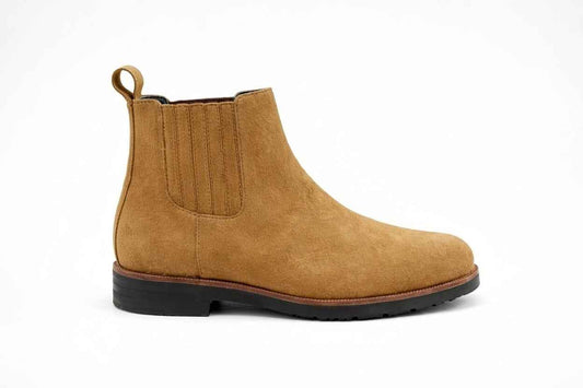 Men’s Tan Suede Chelsea Boots