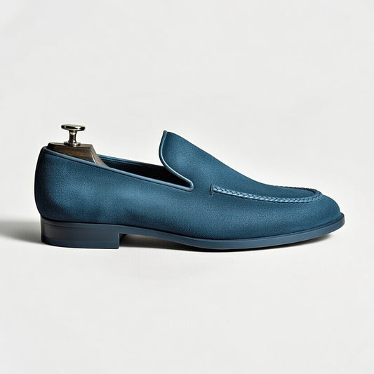 AS - Luxe Suede"Men's Navy Blue Suede Loafers