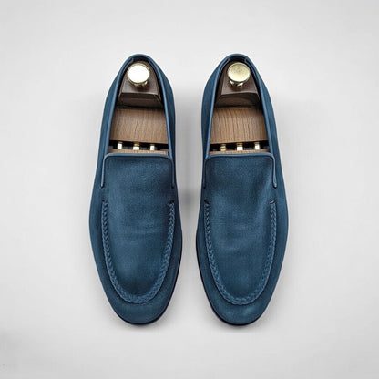 AS - Luxe Suede"Men's Navy Blue Suede Loafers