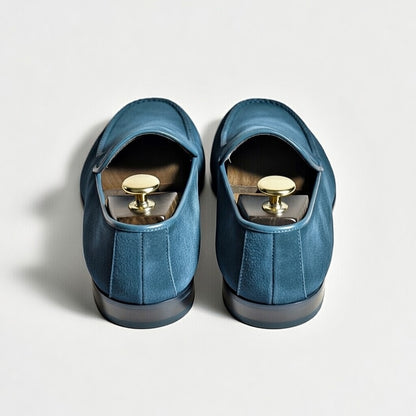 AS - Luxe Suede"Men's Navy Blue Suede Loafers
