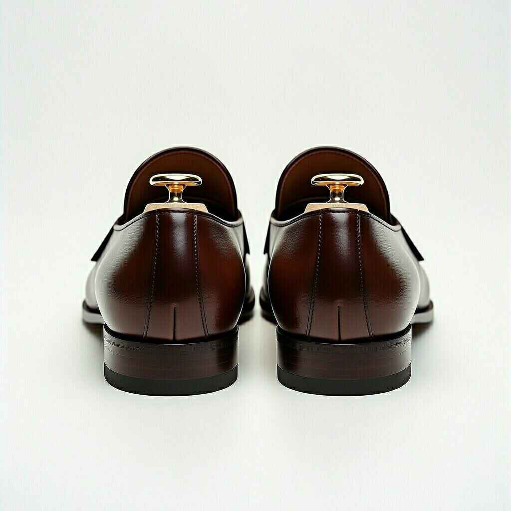 AS - Jabok'Men’s Brown Leather Penny Loafers