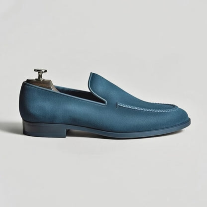 AS - Luxe Suede"Men's Navy Blue Suede Loafers
