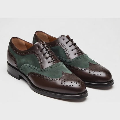 AS - Twot"Men's Two-Tone Brogue Oxford Shoes