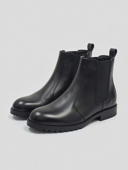 Men’s Black Mild Leather Chelsea Boots