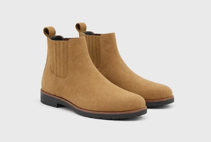 Men’s Tan Suede Chelsea Boots