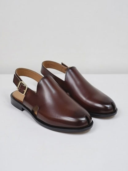 AS - Vedot"Premium Brotachi Leather Kaptaan-Style Sandals