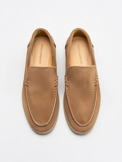 The AS-Lrpa Men's Camel Suede Loafers combine premium suede construction with a sleek design, offering durability and style. Ideal for both casual and formal settings, these loafers provide comfort and support, enhancing overall foot health. Their breathable material ensures ventilation, maintaining optimal foot temperature.

 
