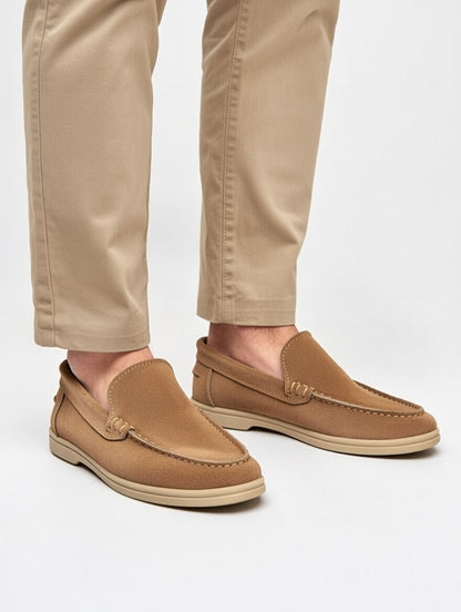 The AS-Lrpa Men's Camel Suede Loafers combine premium suede construction with a sleek design, offering durability and style. Ideal for both casual and formal settings, these loafers provide comfort and support, enhancing overall foot health. Their breathable material ensures ventilation, maintaining optimal foot temperature.

 
