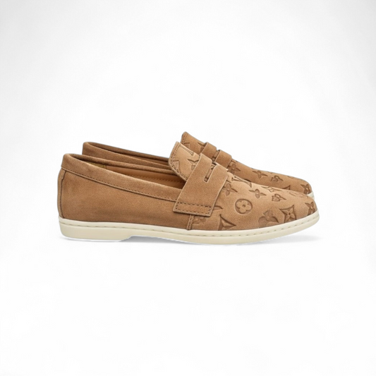 AS - Vazky"Premium Camel Designer Loafers for Men