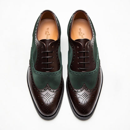AS - Twot"Men's Two-Tone Brogue Oxford Shoes