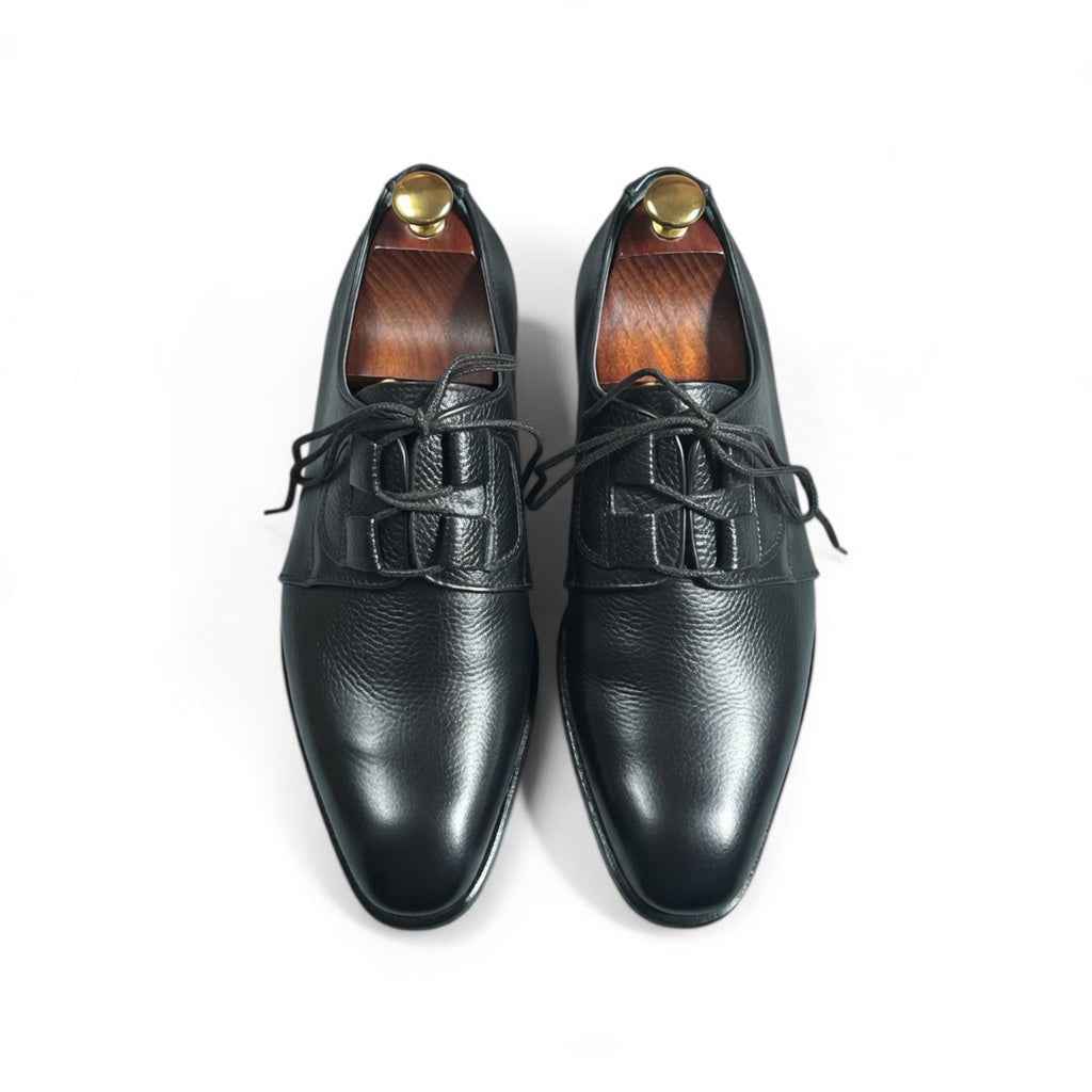 AS - Khab"Men’s Luxury Black Leather Oxford Dress Shoes