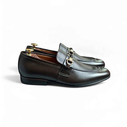 AS - Rabar"Rubber Sole Brown Leather Loafers Men
