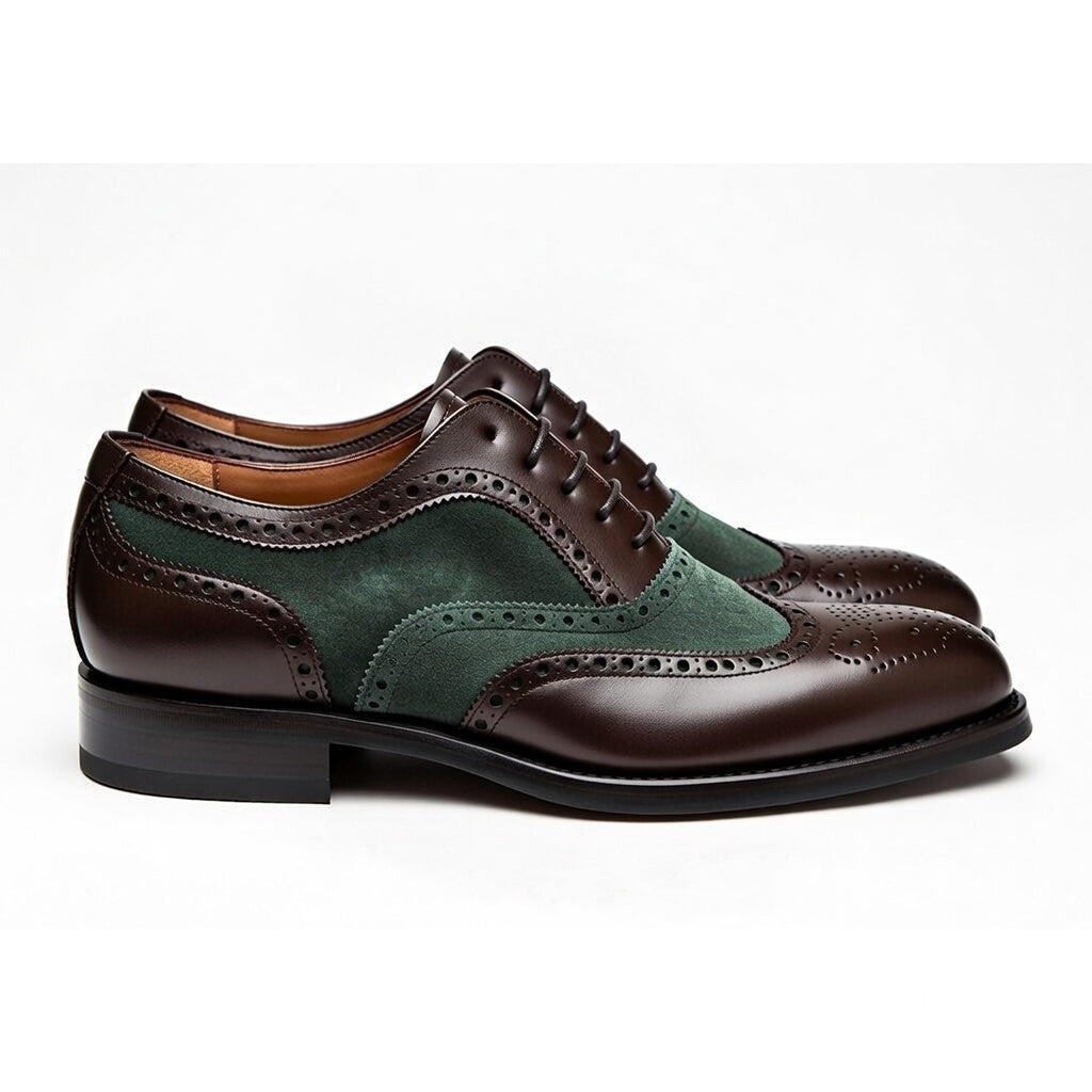 AS - Twot"Men's Two-Tone Brogue Oxford Shoes