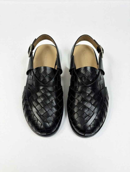 AS - Misk" Handwoven leather Peshawari Chapal