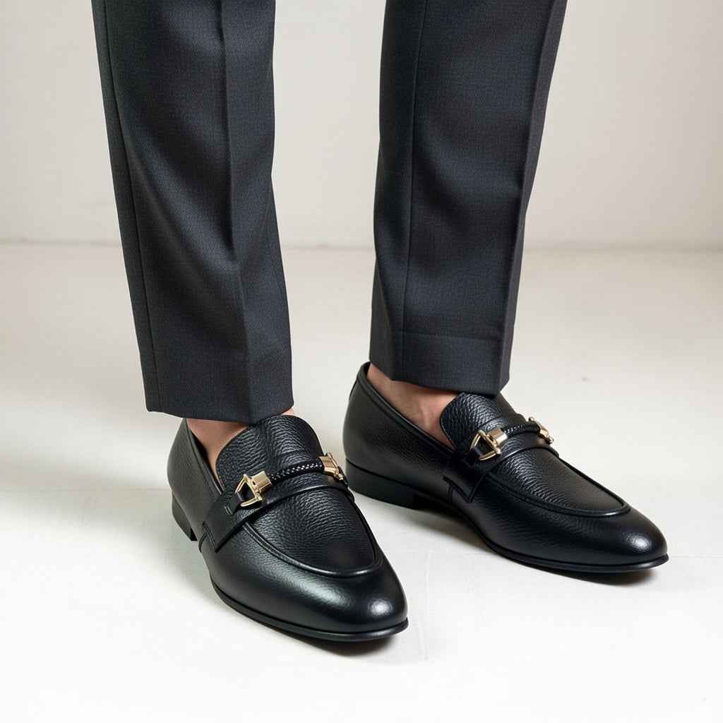 AS - Rabar"Rubber Sole Leather Loafers Men