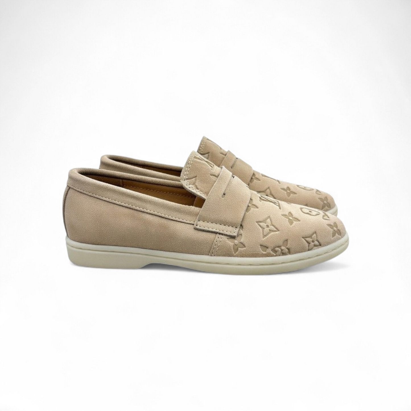 AS - Vazky"Premium Beige Designer Loafers for Men