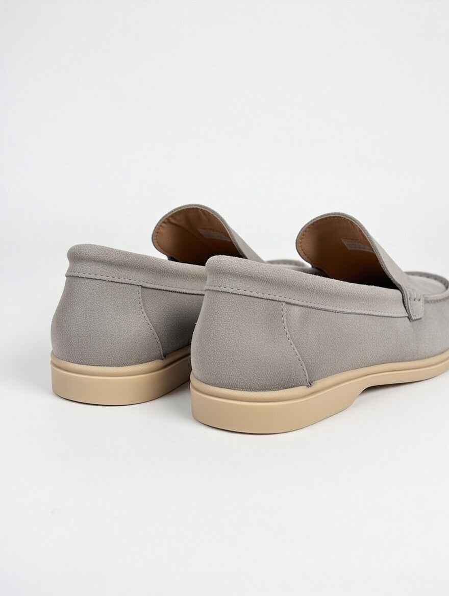 AS - Lrpa"Men’s Grey Suede Loafers