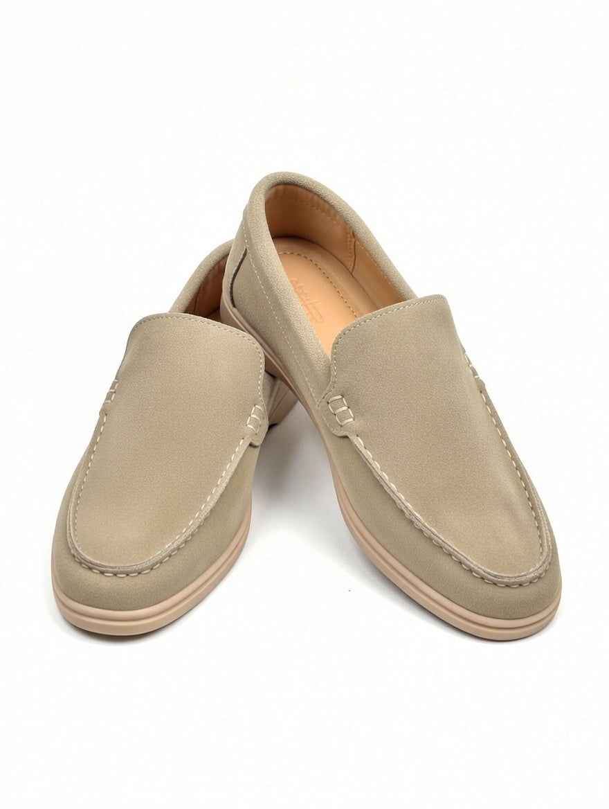 AS - Lrpa"Men’s Beige Suede Loafers