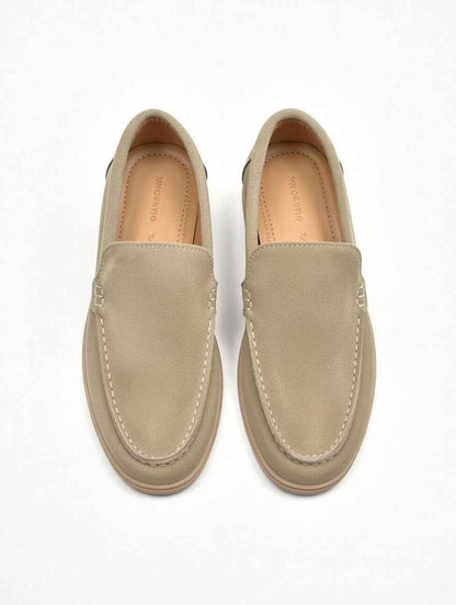 AS - Lrpa"Men’s Beige Suede Loafers