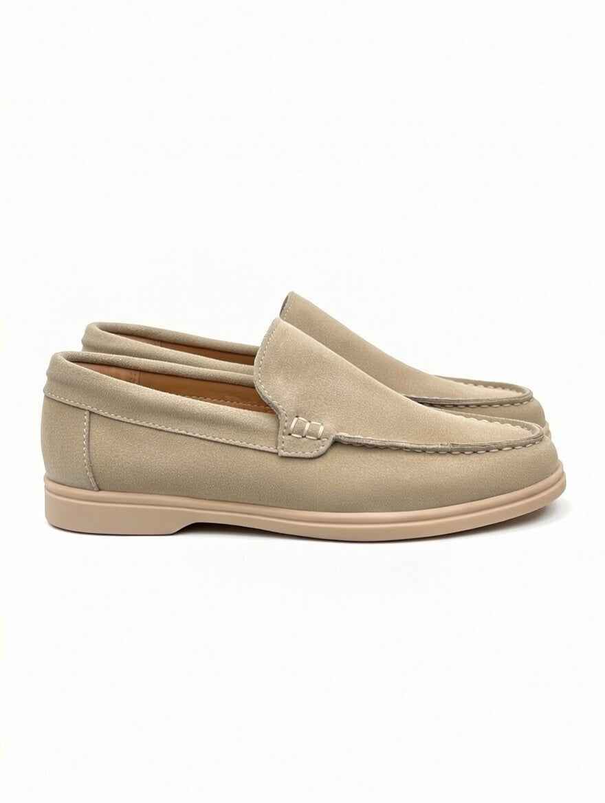 AS - Lrpa"Men’s Beige Suede Loafers