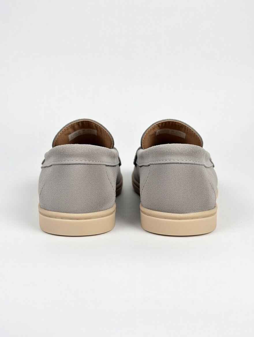 AS - Lrpa"Men’s Grey Suede Loafers