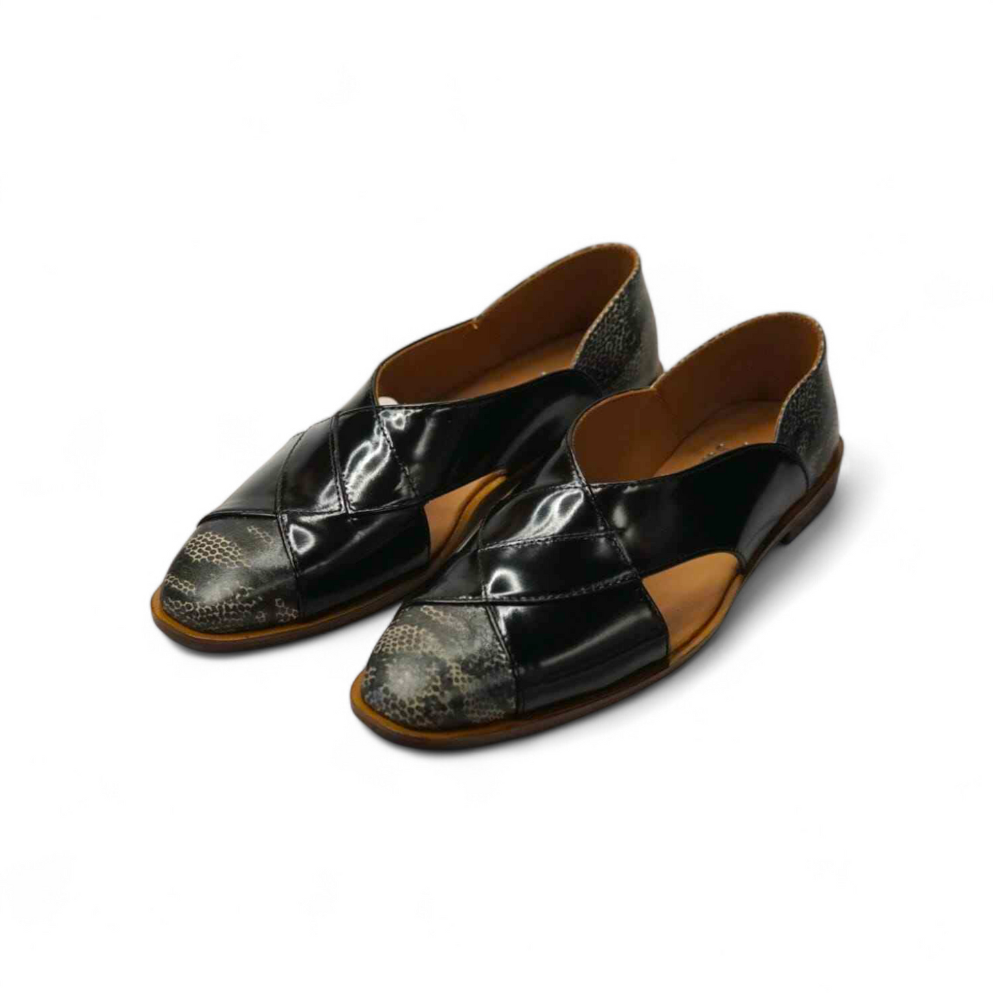 AS - Akam"Men’s Black Calf Leather Slip-On