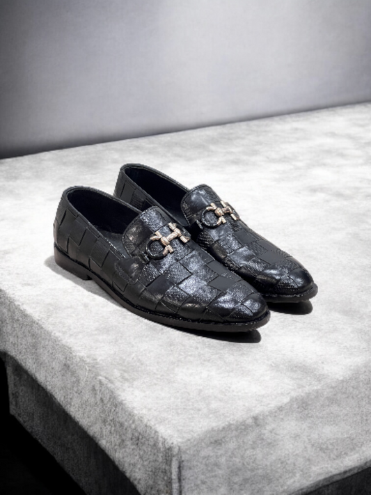 AS -handwoven all leather mocation -s-