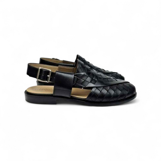 AS - Misk" Handwoven leather Peshawari Chapal