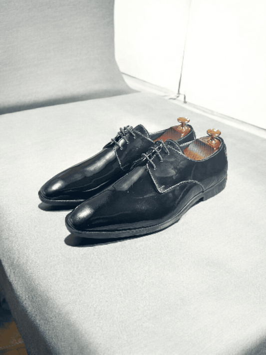 AS -Black patent Laceup