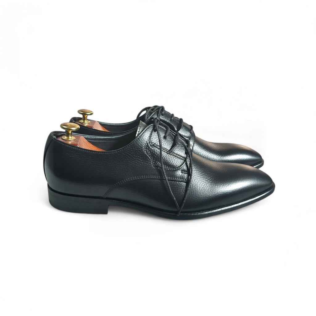 AS - Khab"Men’s Luxury Black Leather Oxford Dress Shoes